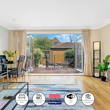 Charming 3 Bedroom House Short Term Rental & Flexible Renting Canary Wharf With Free Wifi & Garden